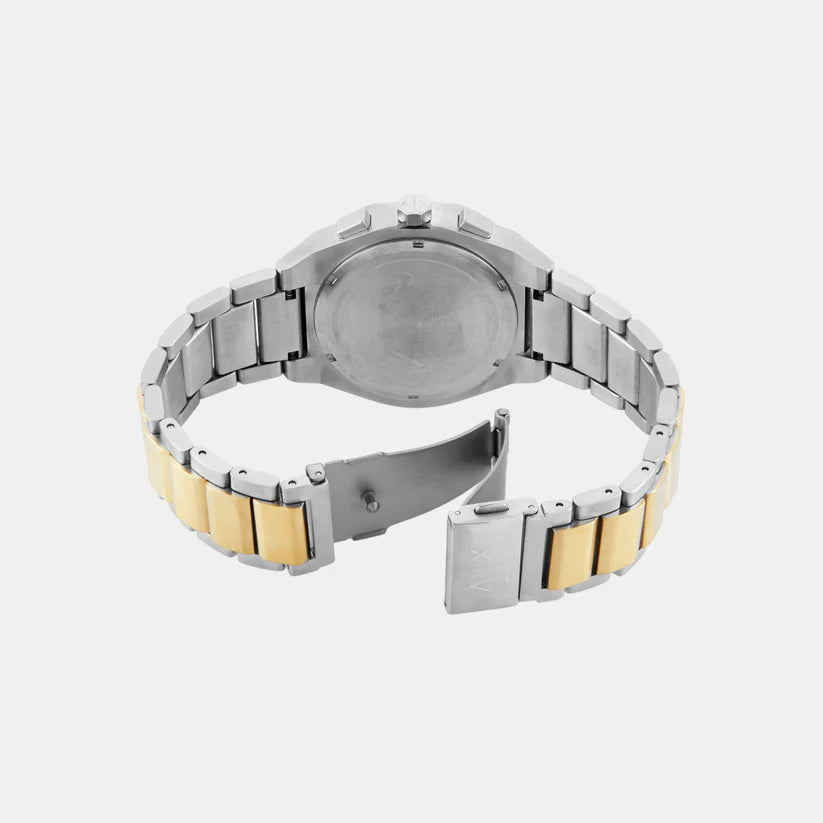 Sync Men Quartz Green Dial Chronograph Stainless Steel Watch