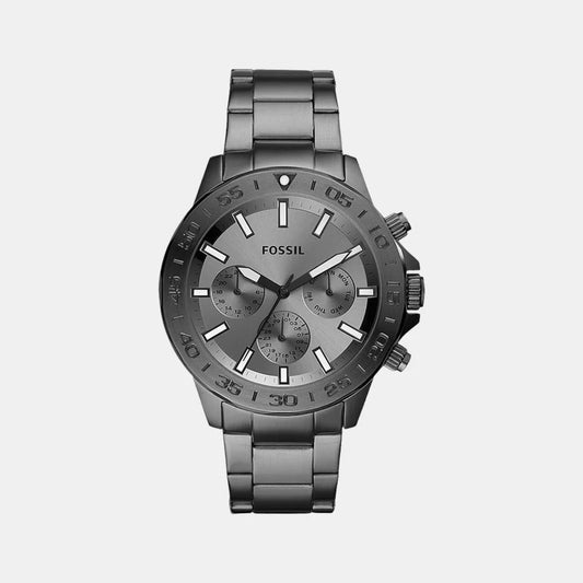 Bannon Men Quartz Grey Dial Multi-Function Stainless Steel Watch