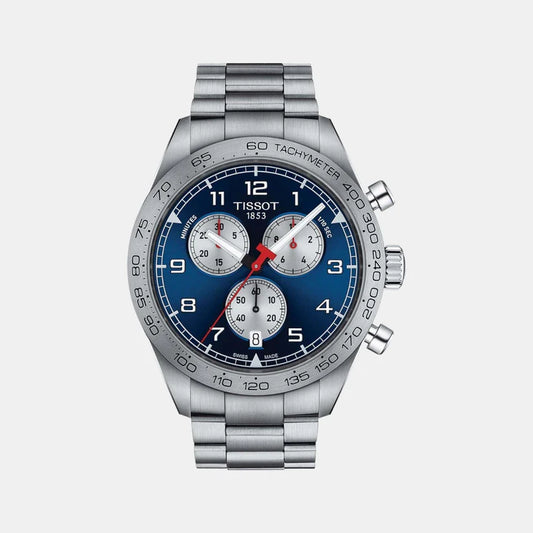 PRS 516 Men Quartz Blue Dial Chronograph Stainless Steel Watch