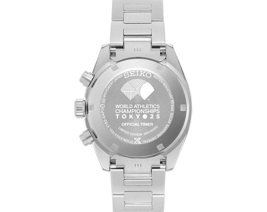 Prospex Speedtimer 2025 Tokyo World Athletics Championships Limited Edition in Edo Purple