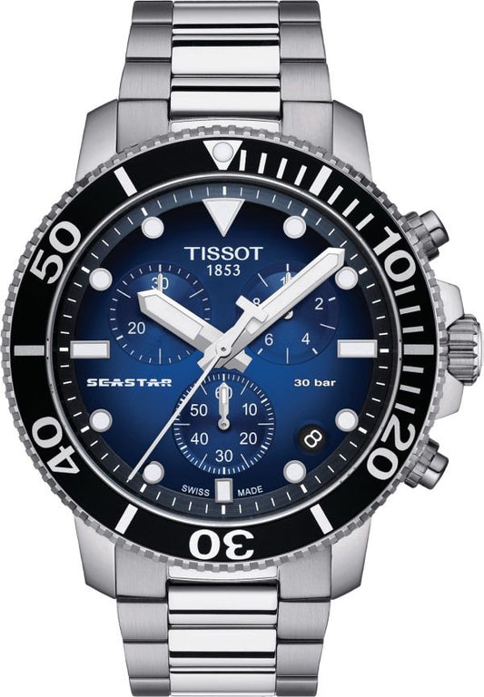 *issot Seastar 1000 Chronograph Blue