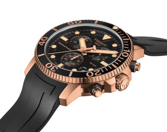 *issot Seastar 1000 Chronograph - Bronze