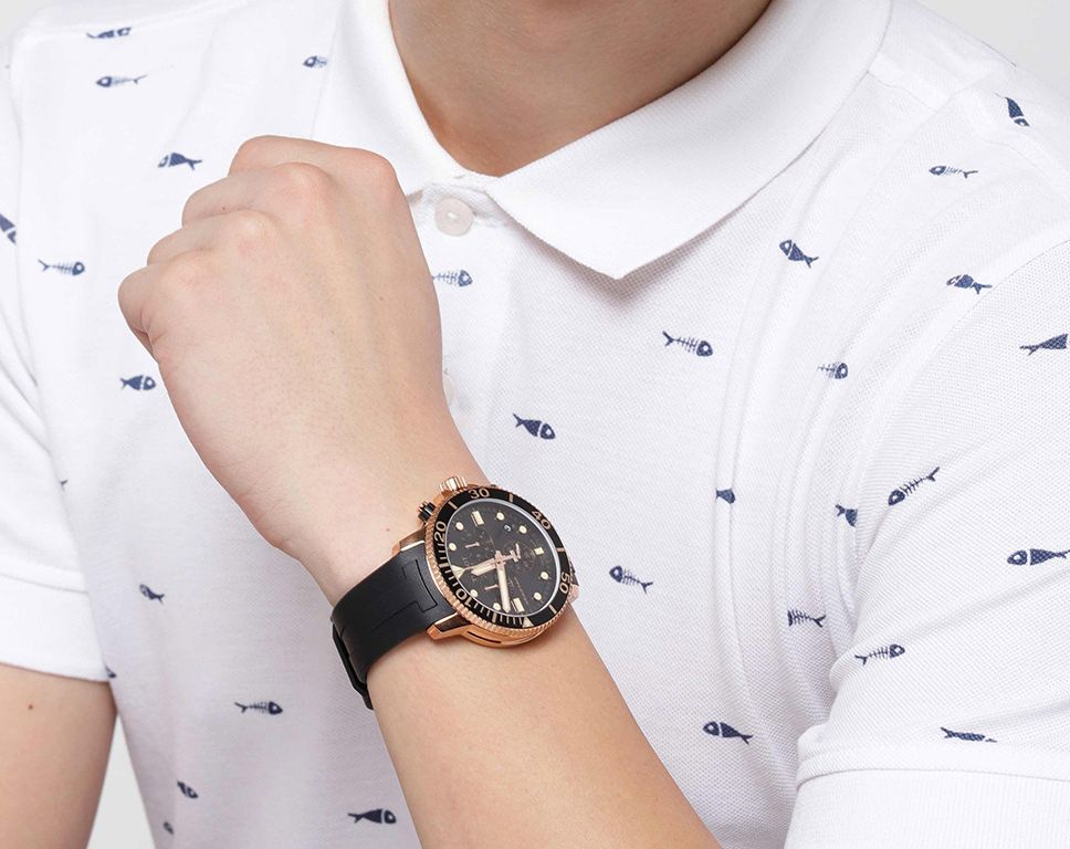 *issot Seastar 1000 Chronograph - Bronze